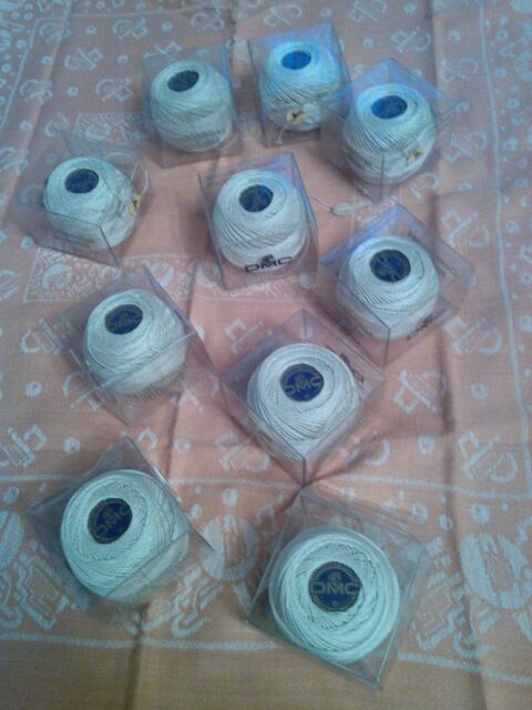 Pelotes de coton DMC - Cordonnet Sp�cial Crochet N�10 / �cru 22 Saint-Denis (93)