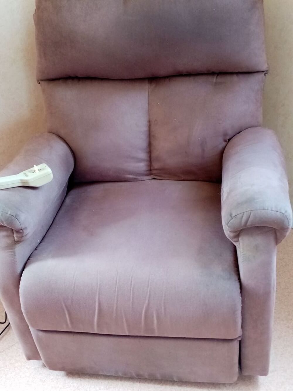 Fauteuil confort &eacute;lectrique marron Meubles