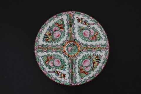 ASSIETTE CHINOISE ROSES CANTON 50 Saint-�tienne (42)