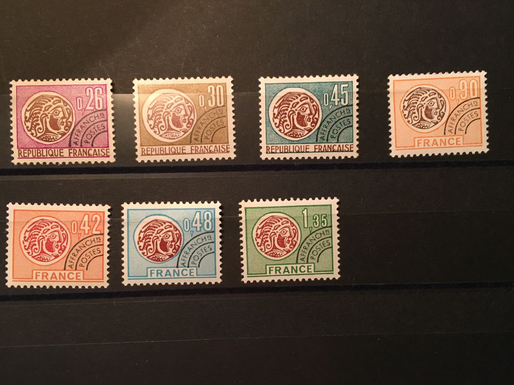 Timbres Pr&eacute;oblit&eacute;r&eacute;s de France ** Neufs 1975 