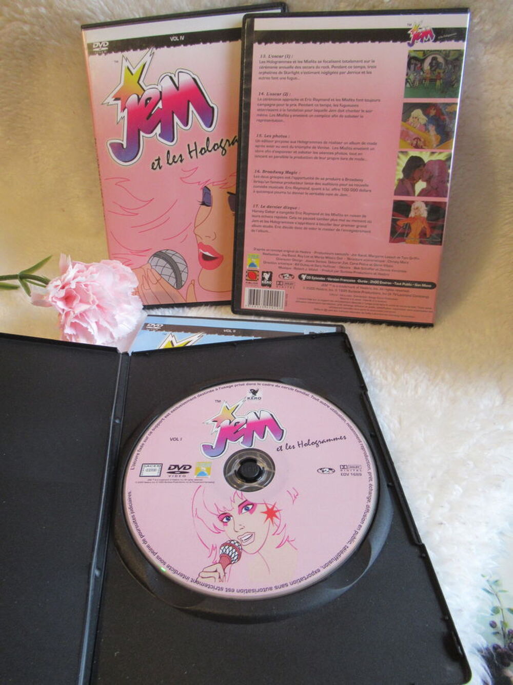 DVD "Jem et les Hologrammes" - Volume 1 &agrave; 4 DVD et blu-ray