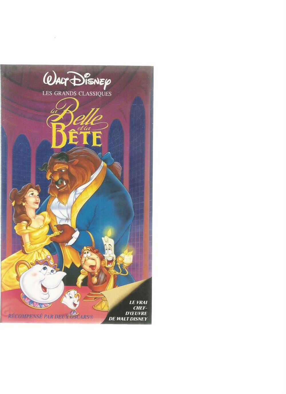 La belle et la bete - disney - vhs - livraison possible 