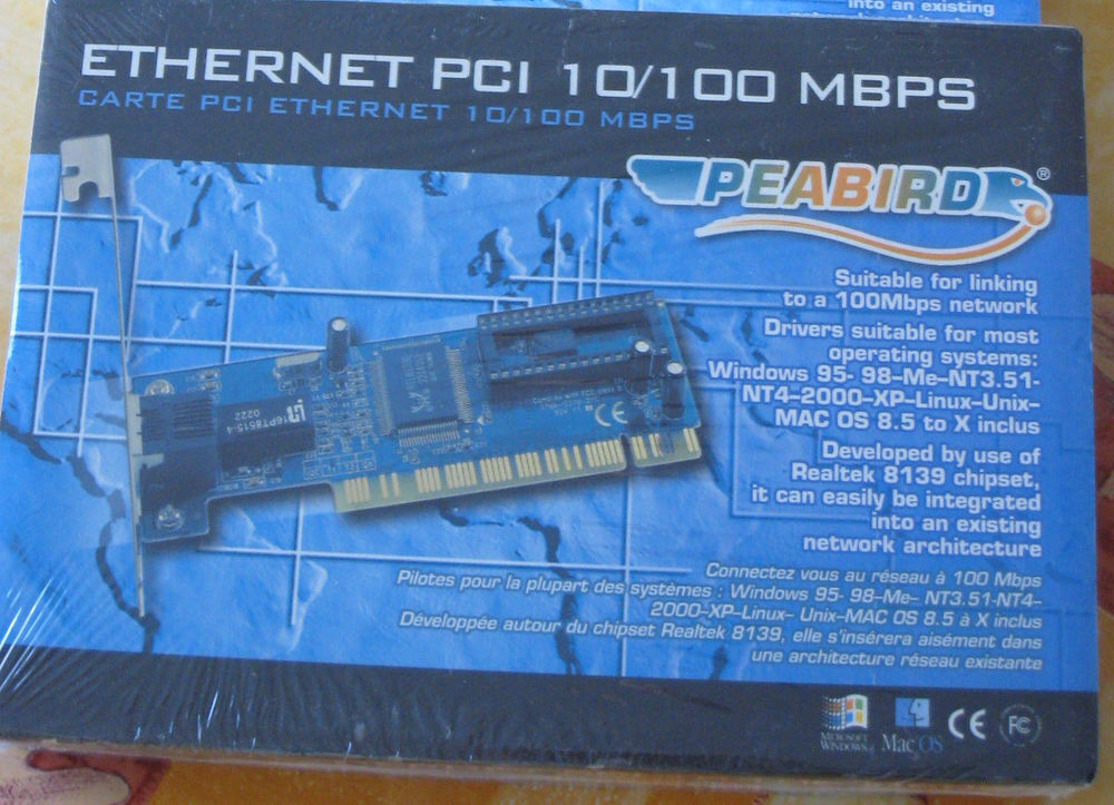Filtres adsl et carte r&eacute;seau PCI Matériel informatique