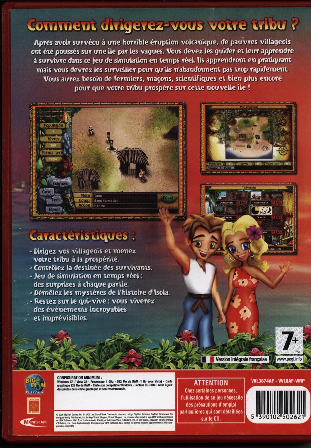 VIRTUAL VILLAGERS pour PC
Consoles et jeux vid�os