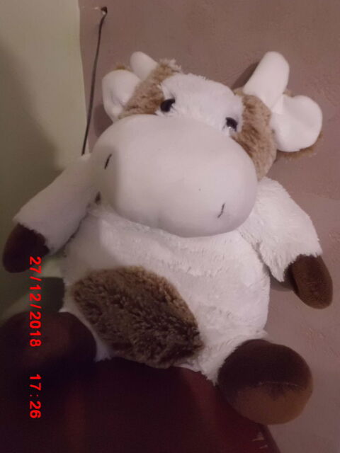 PELUCHE VACHE ECRU ET MARRON RODA 18 Oignies (62)