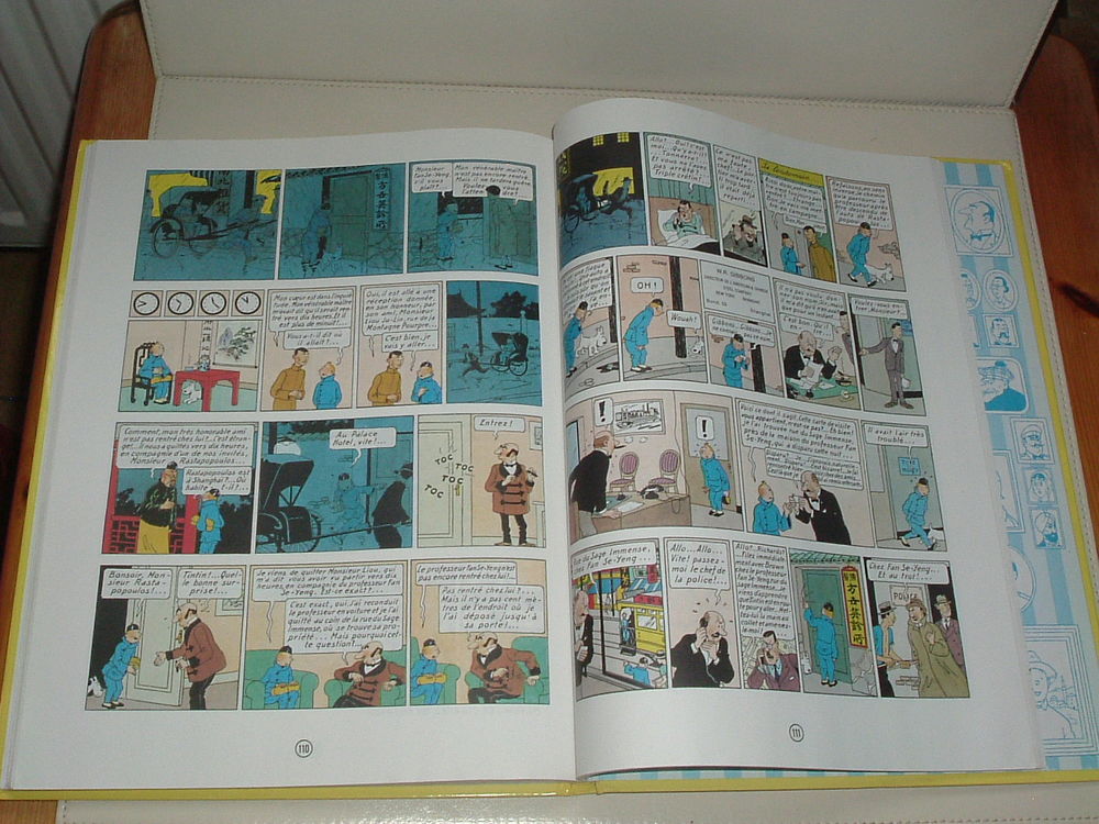 Double Album Tintin " Les Cigares du Pharaons " et " Le Lotu Livres et BD