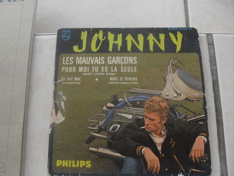disque  Johnny  les mauvais garons 10 Saint-Germain-au-Mont-d'Or (69)
