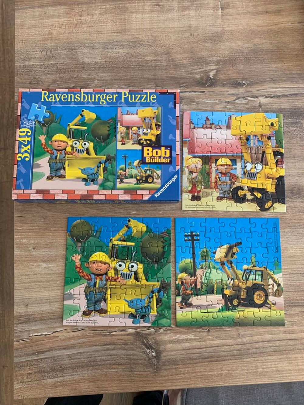Lot de 3 Puzzles Ravensburger " Bob the builde Jeux / jouets