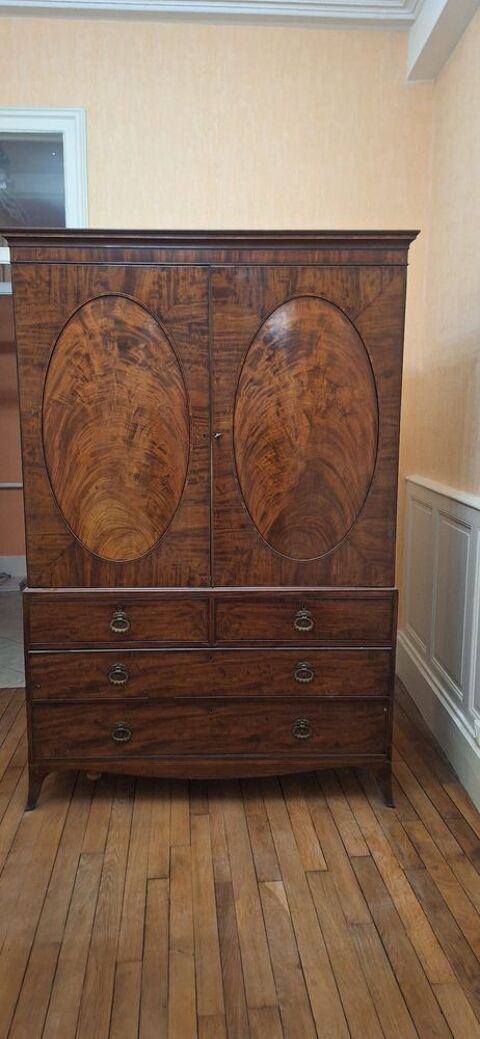 Armoire acajou flamme 50 Nancy (54)