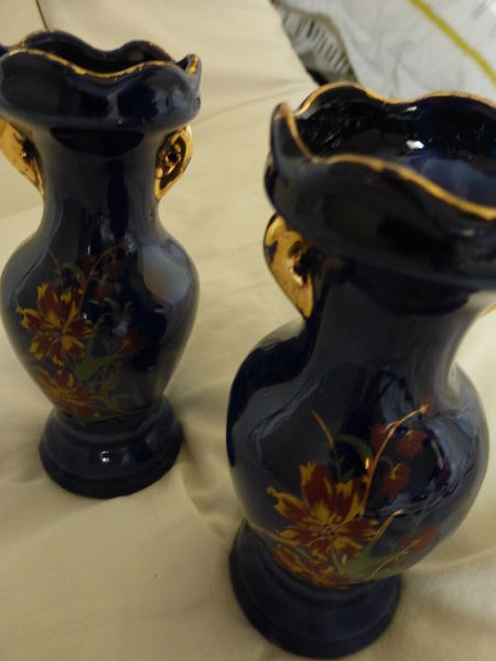VASES mini ton bleu nuit - neufs Décoration