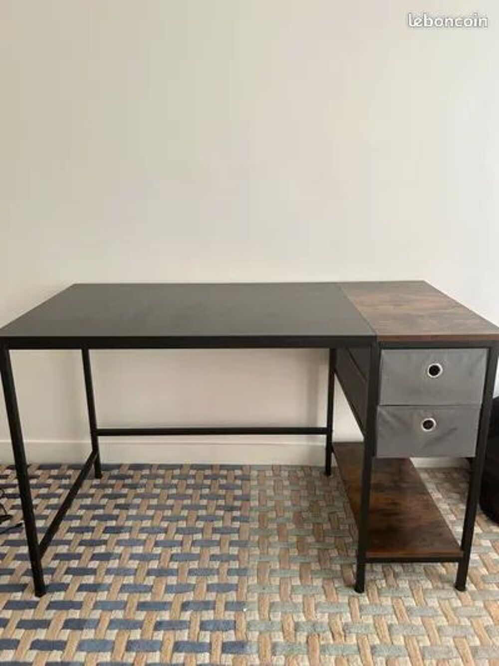 Table PC de Bureau 160 x 60 x 75 cm, Bureau d'Ordinateur Fix Meubles