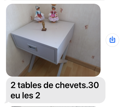 2 TABLES DE CHEVET 30 Figeac (46)