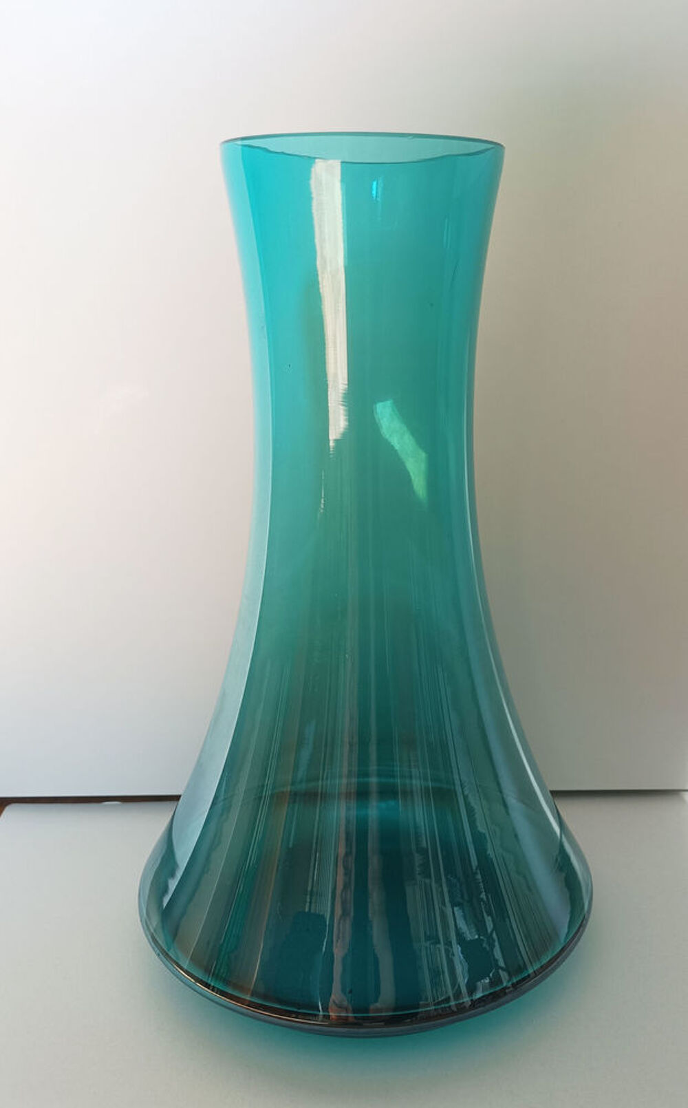  Vase vintage en verre Italy Dcoration