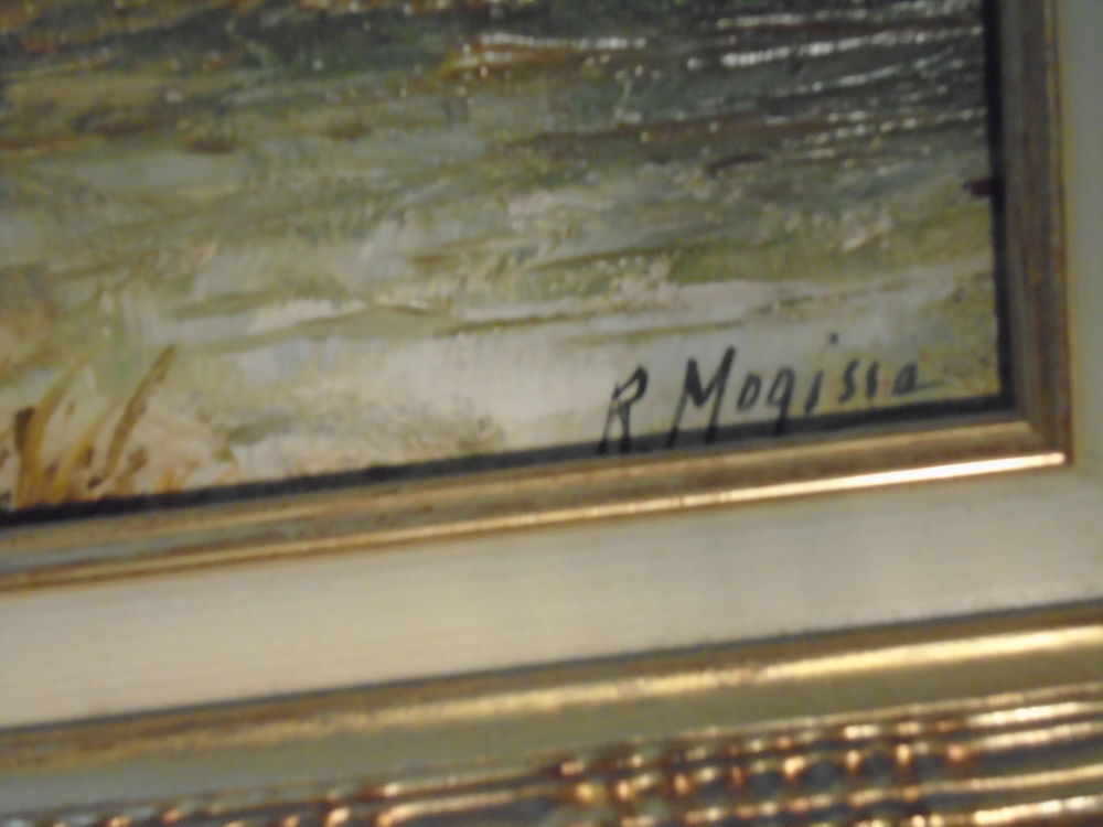 tableau theme ferme signe ,mogisse 1933 Décoration