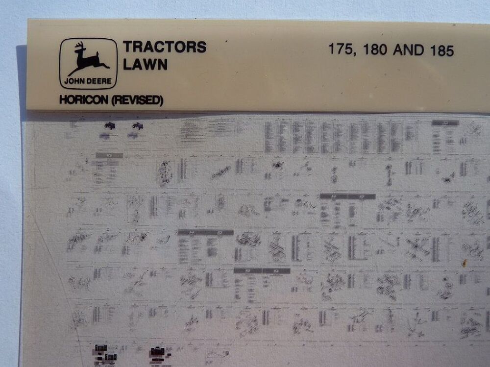 Micro-fiches de pi&egrave;ces d&eacute;tach&eacute;es de JOHN DEERE Jardin