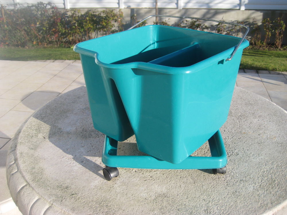 Sceau+Chariot,Nettoyage double bac Marque Genial Bricolage
