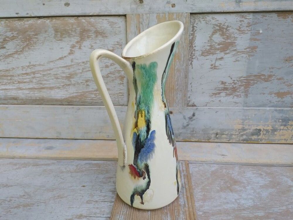 Vase Pichet C&eacute;ramique Vintage Jasba West Germany Décoration