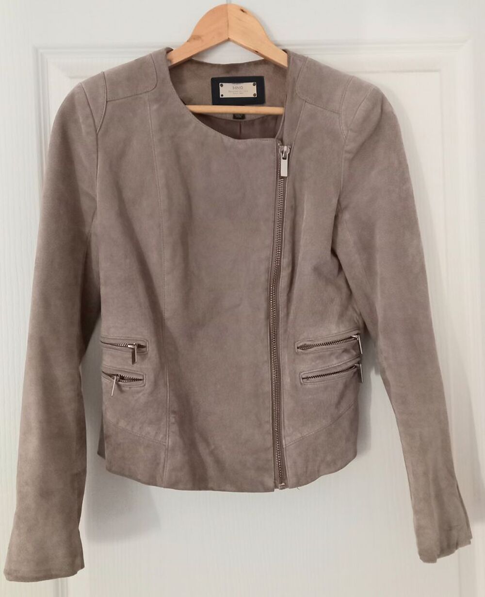 Veste cuir peau MNG Vêtements