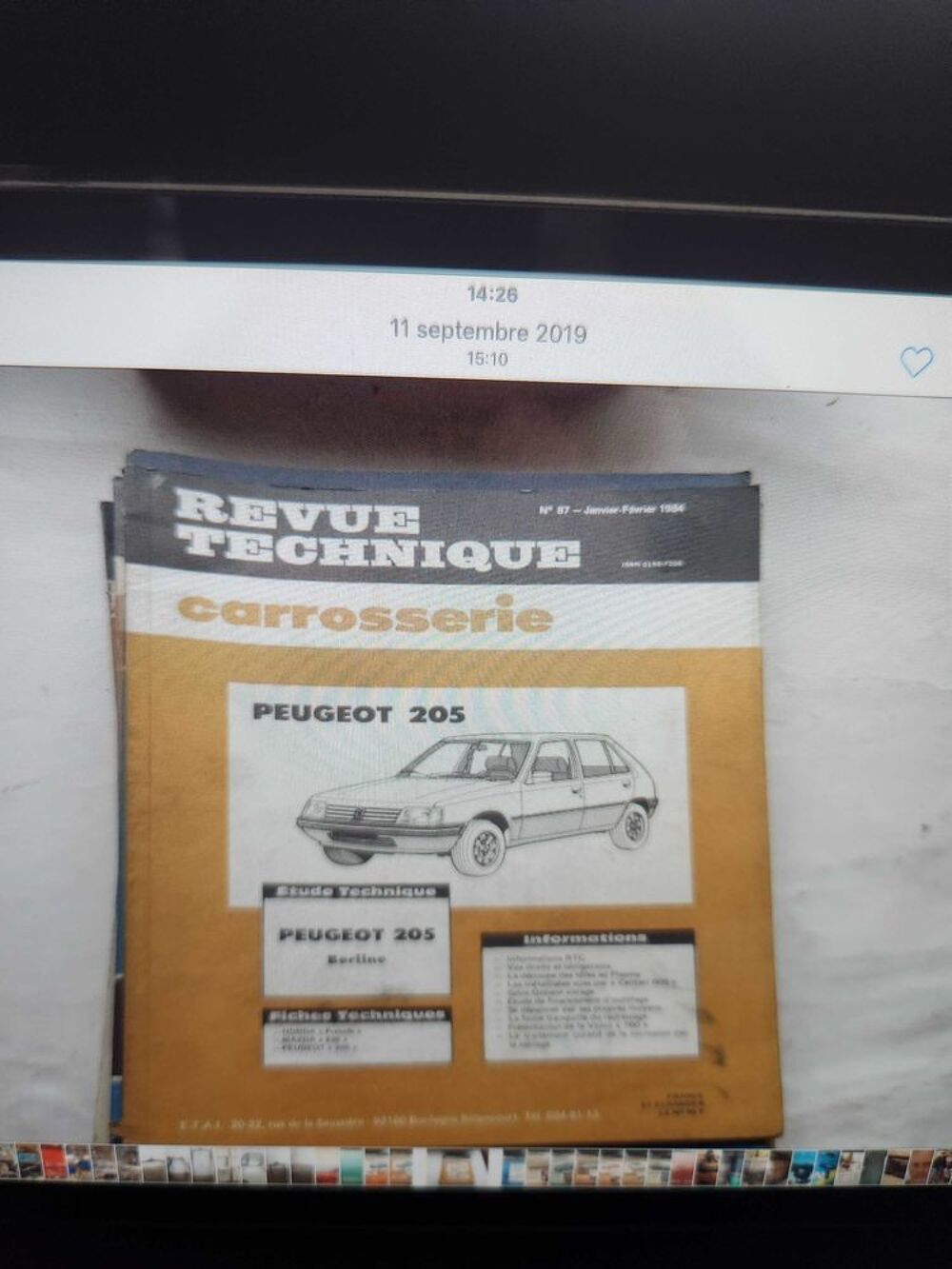 Revues Techniques Automobiles ETAI 