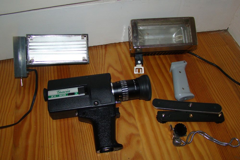 Cam&eacute;ra super 8 GRACIA ZX 303 accessoires KOBOLD vintage 1970 Photos/Video/TV