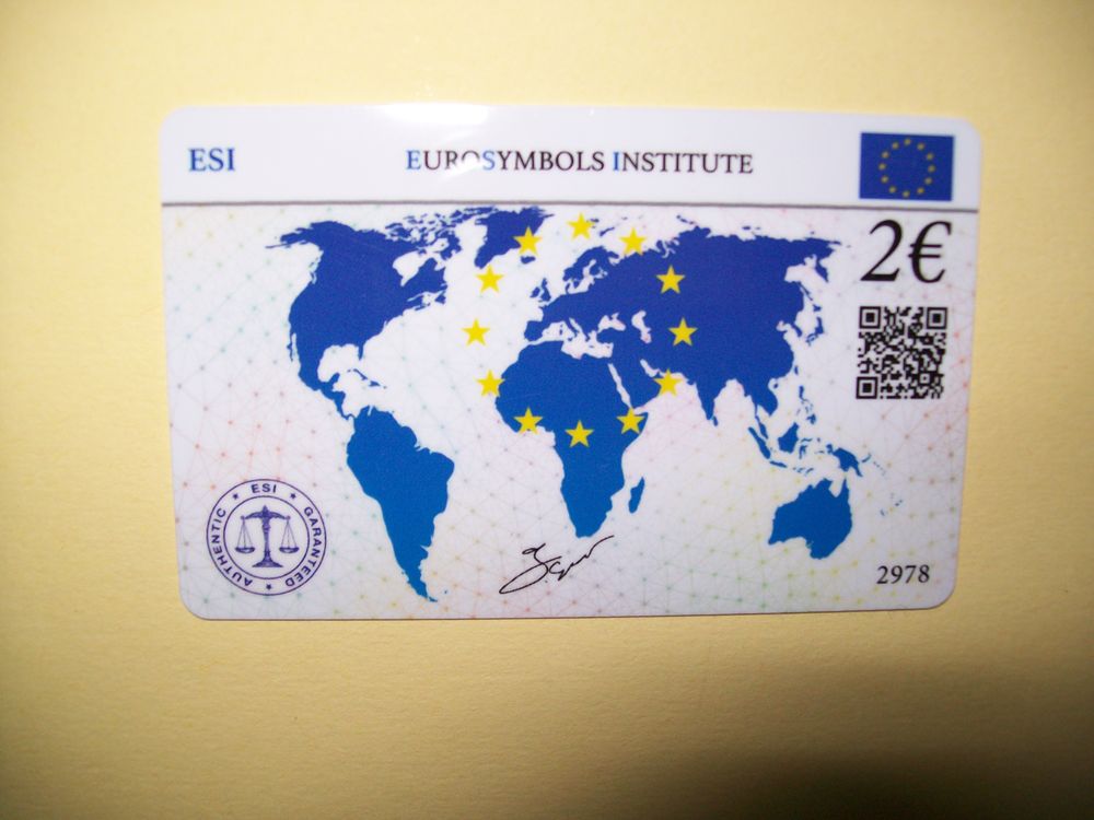 Carte comm&eacute;morative 2 Euro ESI ID CARD Estonie 2019 - Tartu 