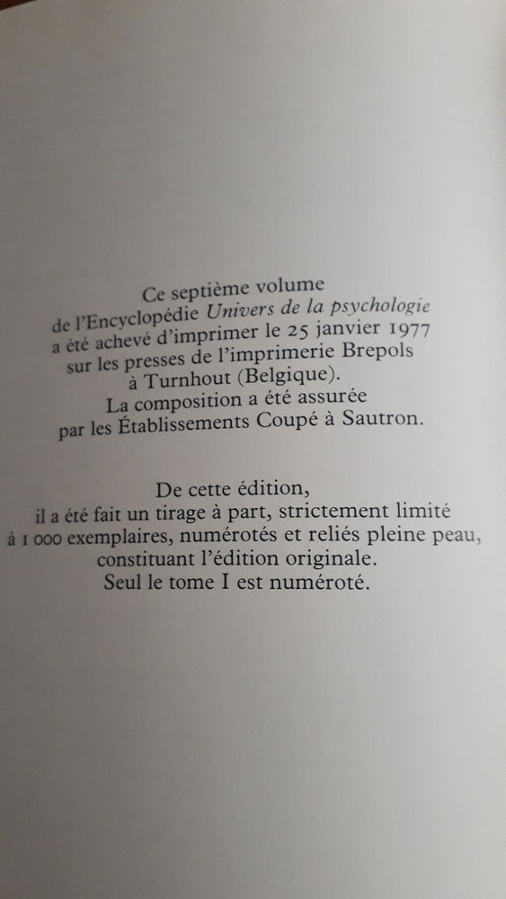 Encyclop&eacute;dies &eacute;ditions "LIVIS" Univers de la psychologie" Livres et BD