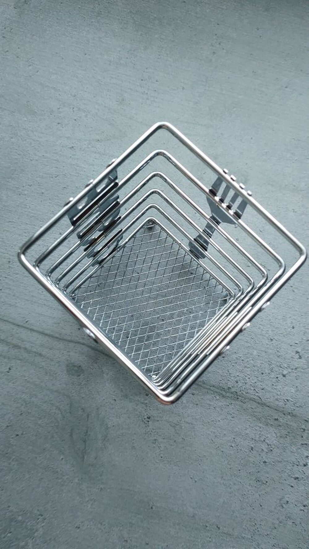 Porte-Ustensiles de Cuisine Design en M&eacute;tal Argent&eacute; Décoration