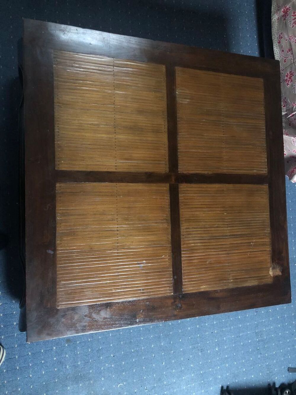 Table basse type Opium - Teck et Bamboo - Maison du Monde Meubles