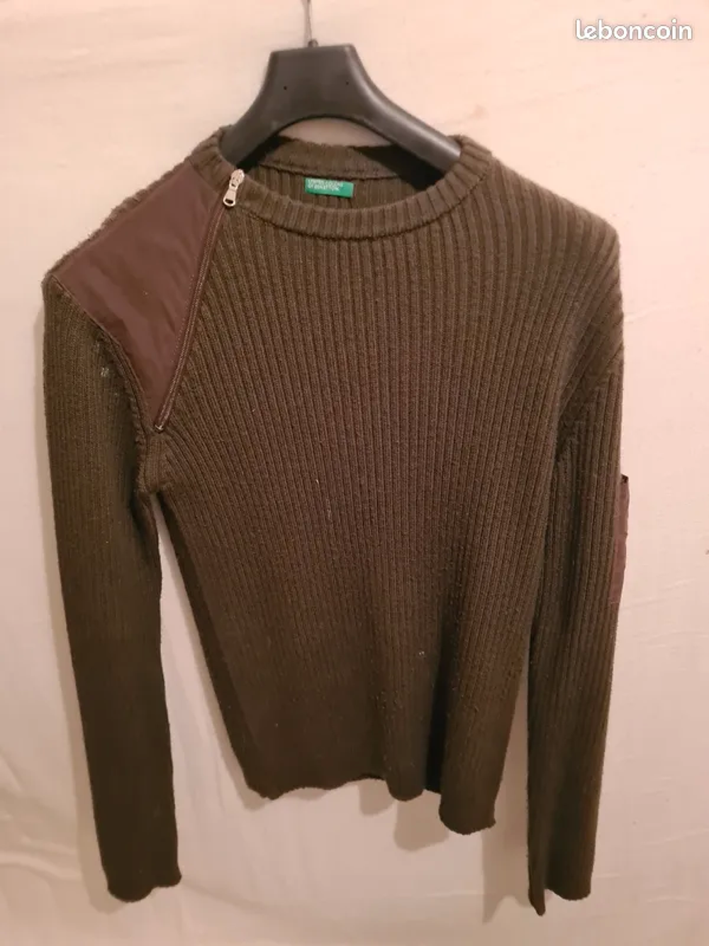 Pull Benetton marron tr&egrave;s bon &eacute;tat - taille L Vêtements