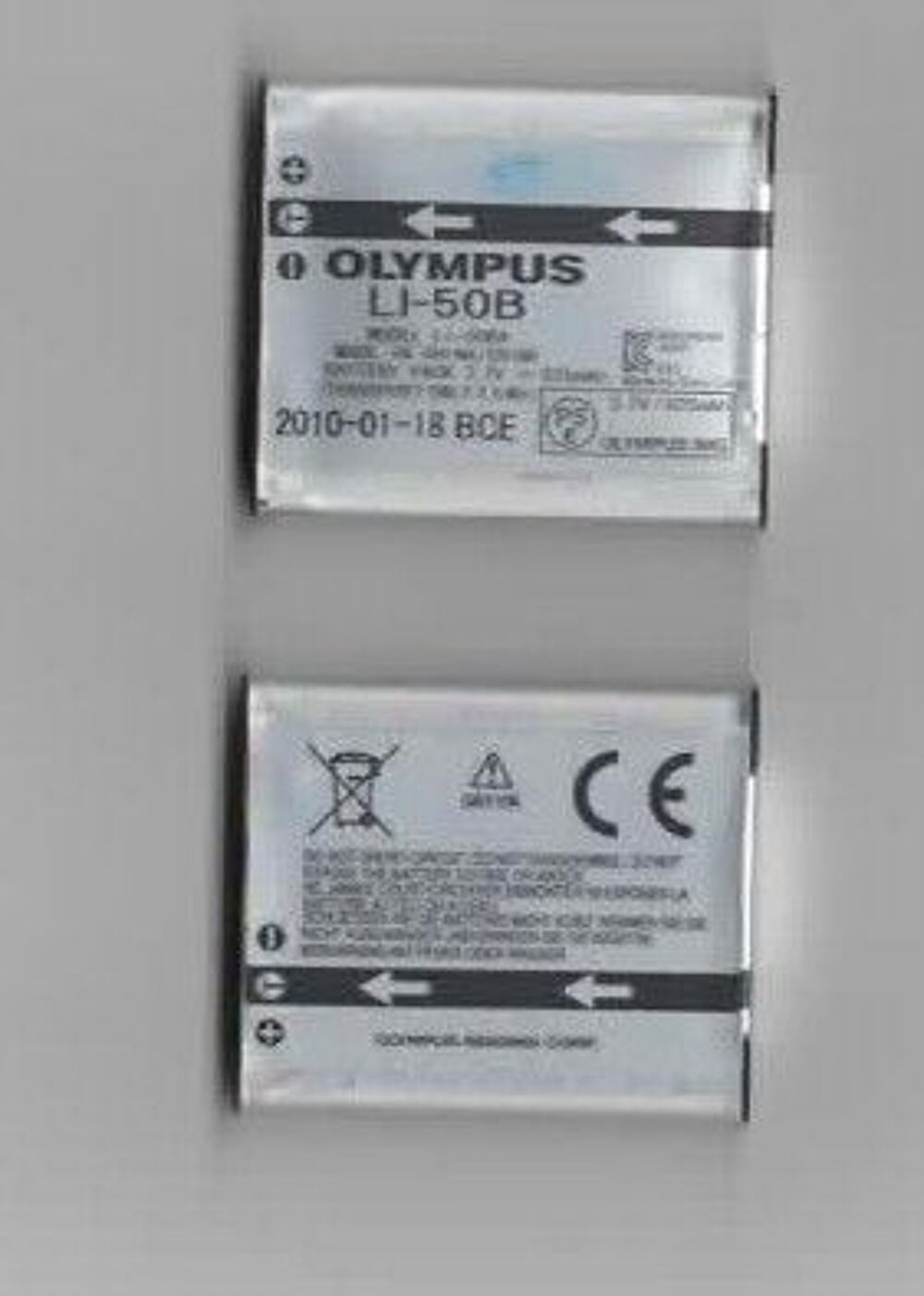 Batterie pour appareil photo Olympus Photos/Video/TV
