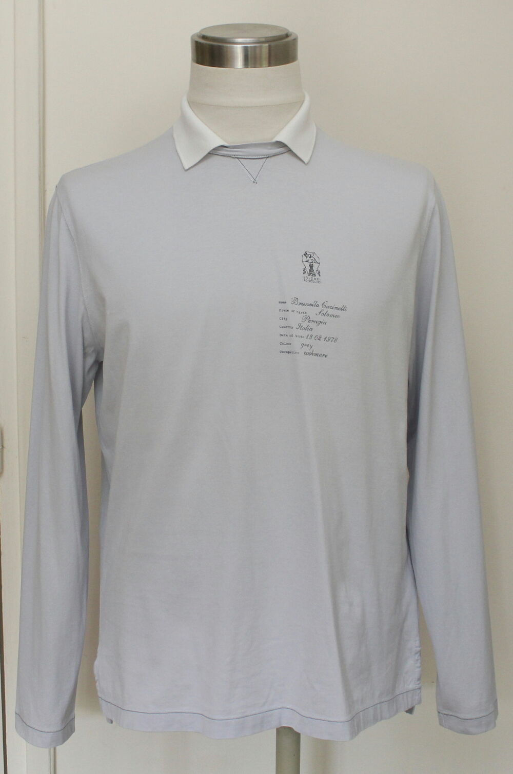 T-shirt col polo BRUNELLO CUCINELLI T.L Vêtements