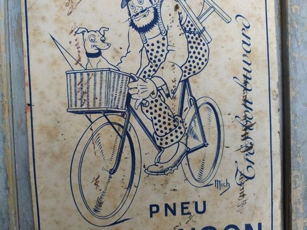 Ancien Buvard Publicitaire Pneu Hutchinson 