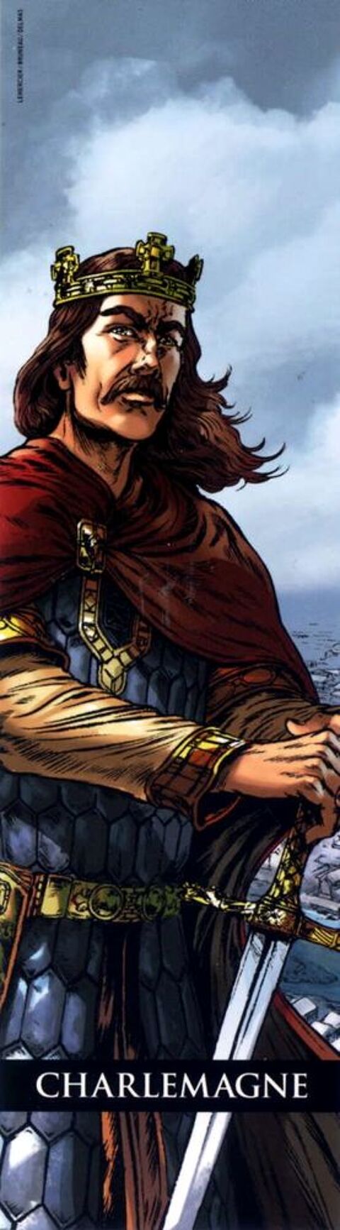 Marque-page Charlemagne - Gwendal LEMERCIER 3 Argenteuil (95)