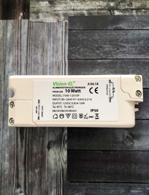 Transformateur LED 10 W 12 V 10 Aubagne (13)