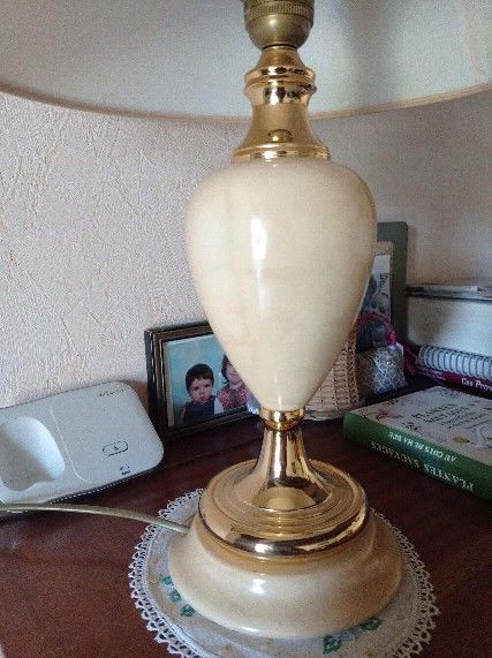 Lampe en alb&acirc;tre Décoration