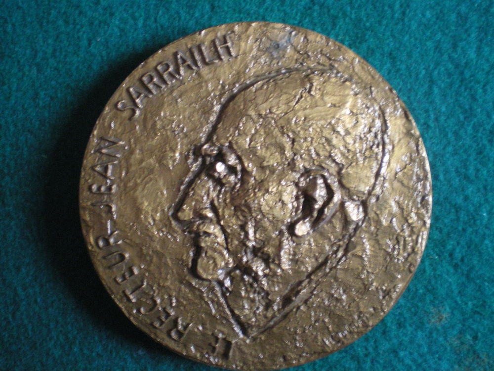 M&eacute;daille du recteur Jean SARRAILH 