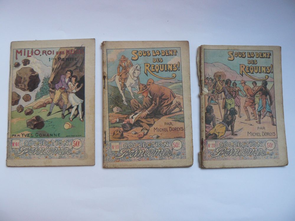 3 livres de la collection PRINTEMPS d&eacute;but XXe si&egrave;cle Livres et BD