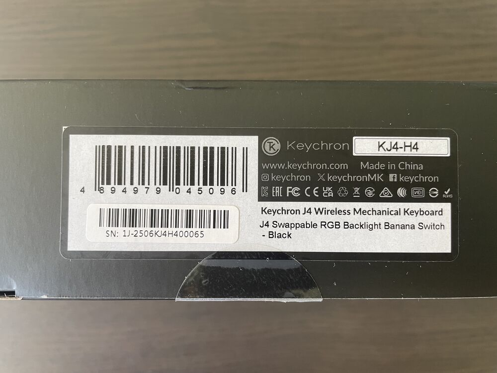 Clavier m&eacute;canique Keychron KJ4-H4 Switch Super Banana (Tacti Matériel informatique