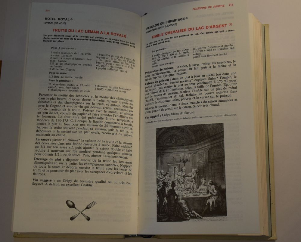 Recettes secr&egrave;tes des meilleurs restaurants de France 1972 Cuisine