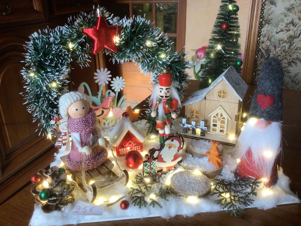 arrangements illumin&eacute;s fait mains &agrave; partir de10e12 ect Décoration