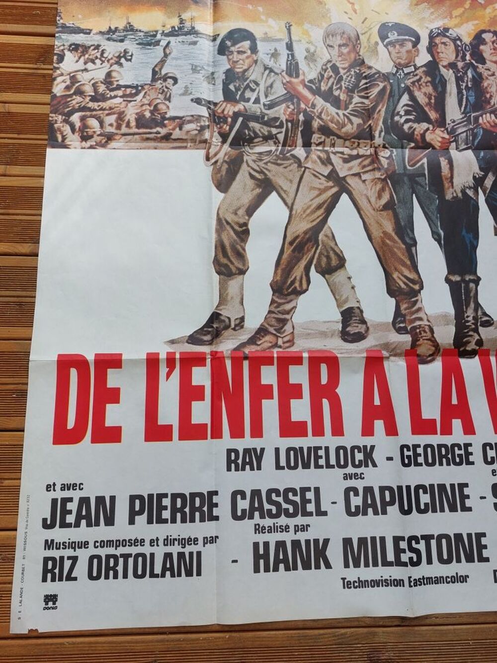 affiche cin&eacute;ma de l enfer &agrave; la victoire 1979 