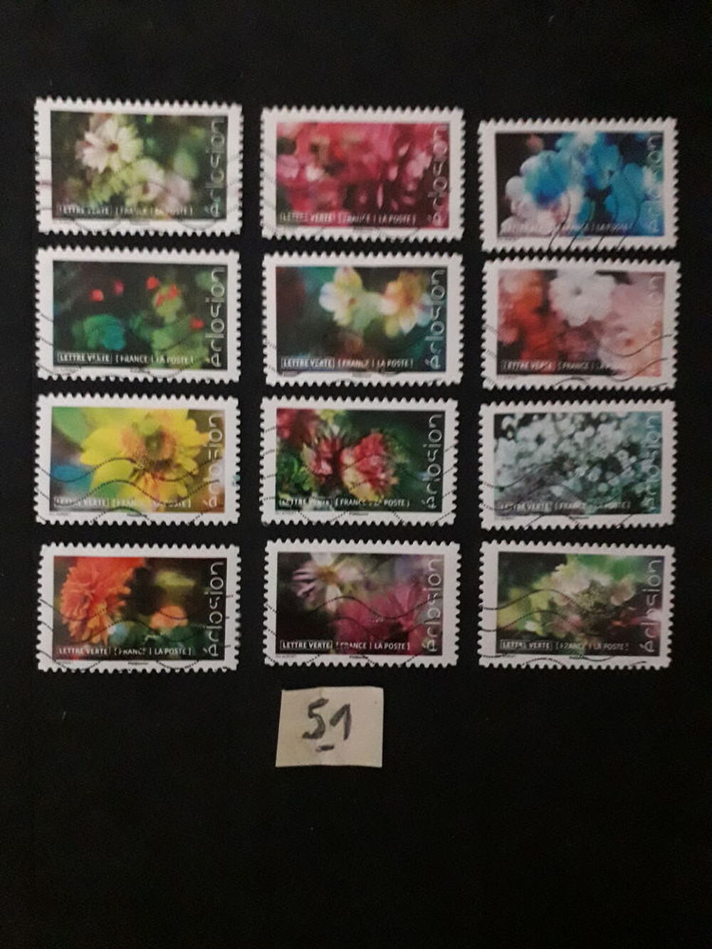 3S&eacute;ries compl&egrave;tes de timbres 0,40 € la s&eacute;rie.50/51/52 