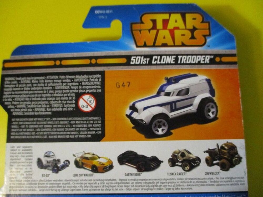 501st clone troopers voiture hot wheels mattel star wars
Jeux / jouets
