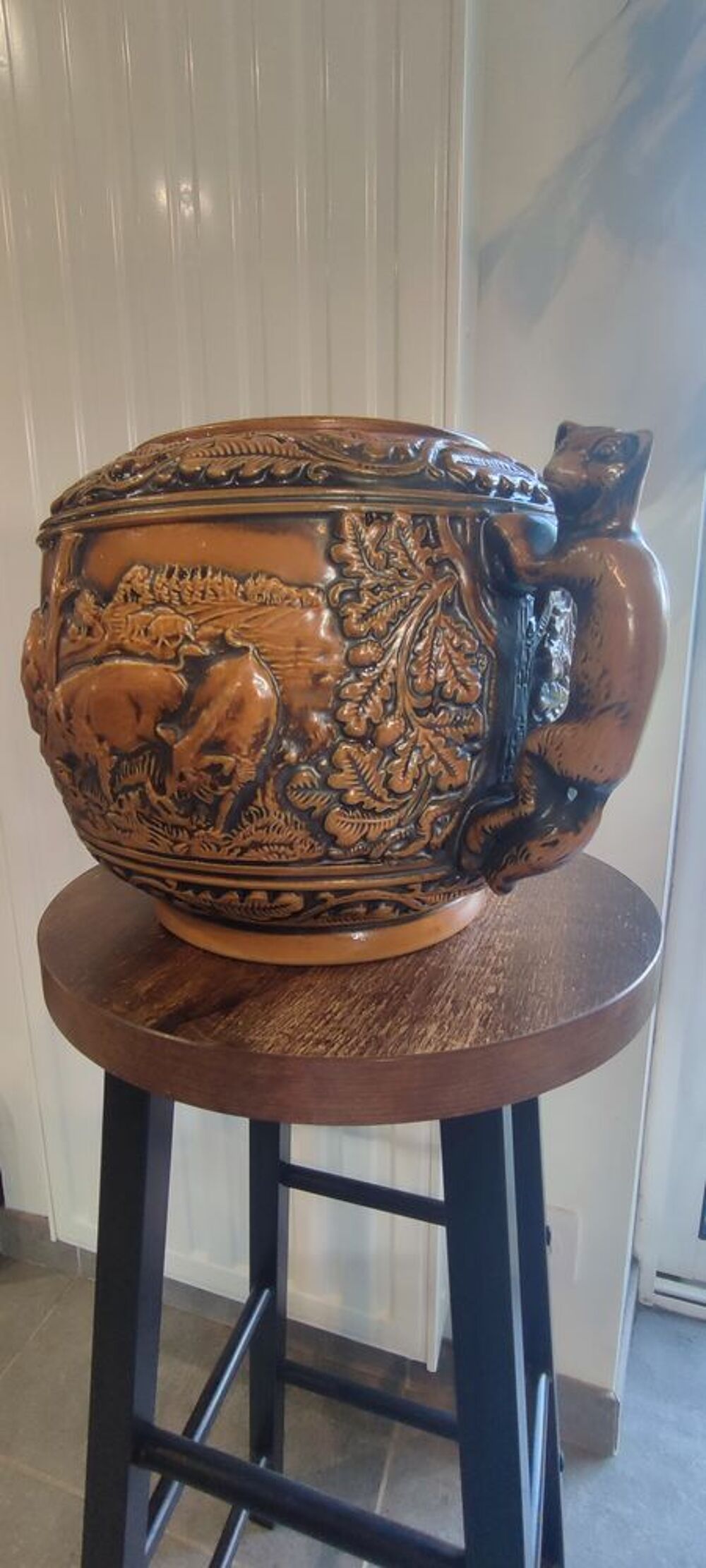 Gr&egrave;s ancien West Germ Original Gerzit Gerz Sc&egrave;ne de chasse 