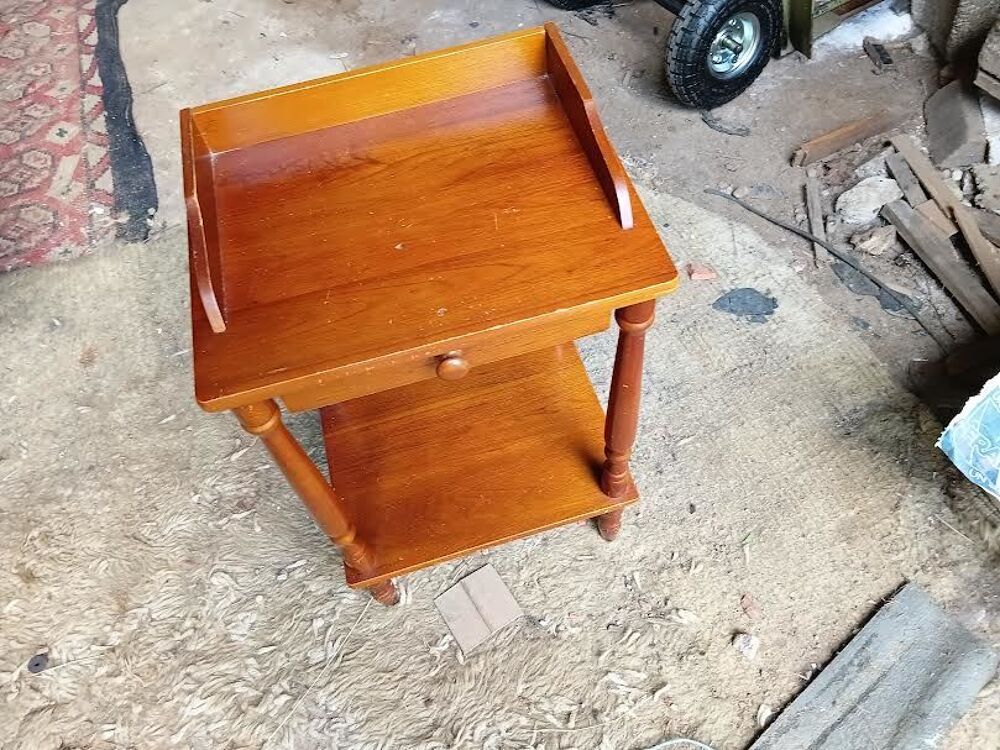 TABLE DE CHEVET EN BOIS 1 TIROIR Meubles