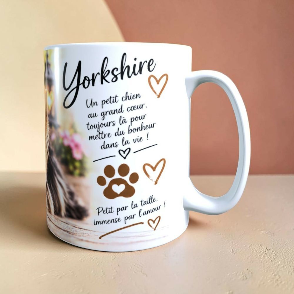 Mug chien Yorkshire, mignon, animaux, canin, cadeau, gift Décoration