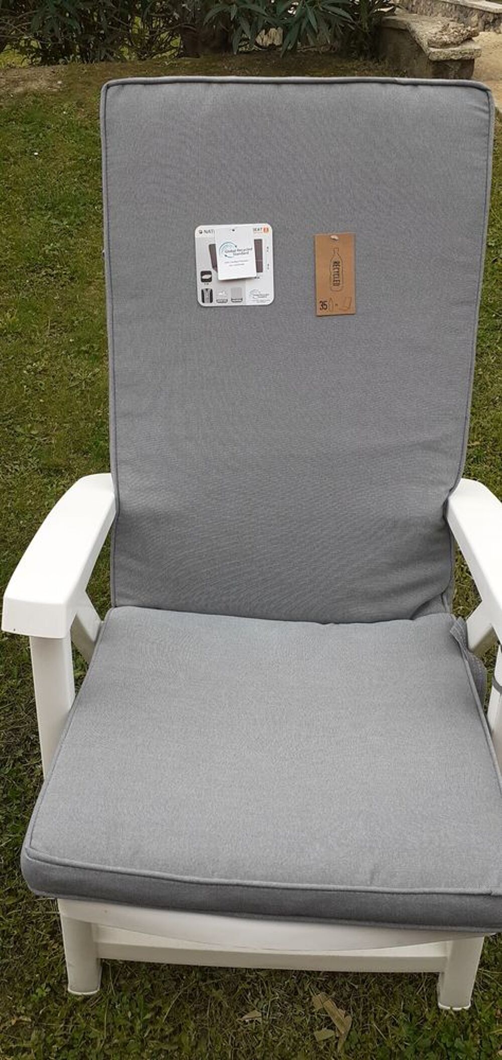 Coussin d'assise et dossier de chaise ou de fauteuil Jardin
