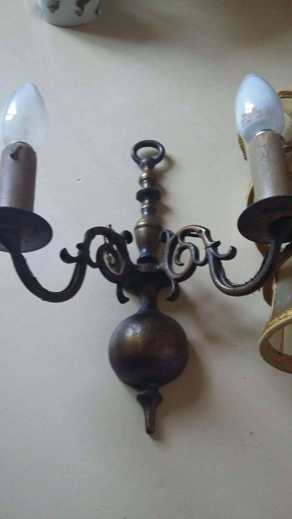 2 appliques bronze Décoration