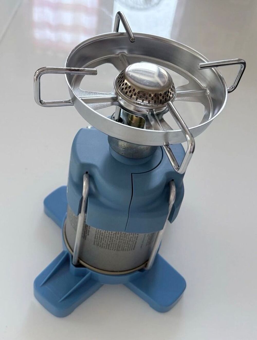 Campingaz Bleuet 206 Plus R&eacute;chaud de camping 1200 W avec bo&icirc;te bleu Cuisine
