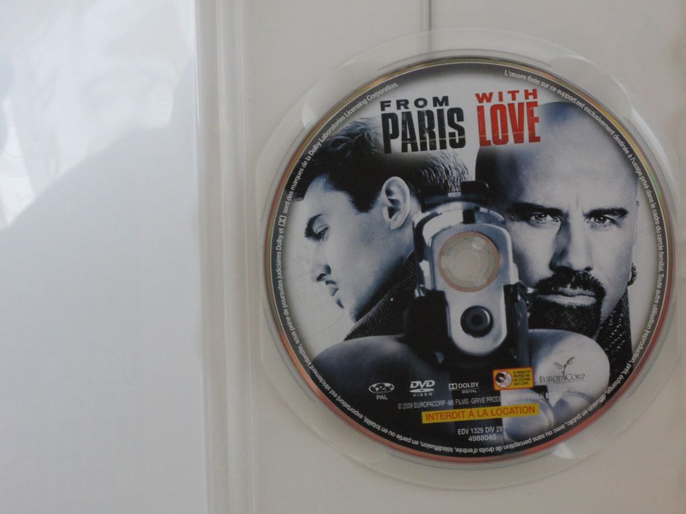 From Paris With Love DVD et blu-ray
